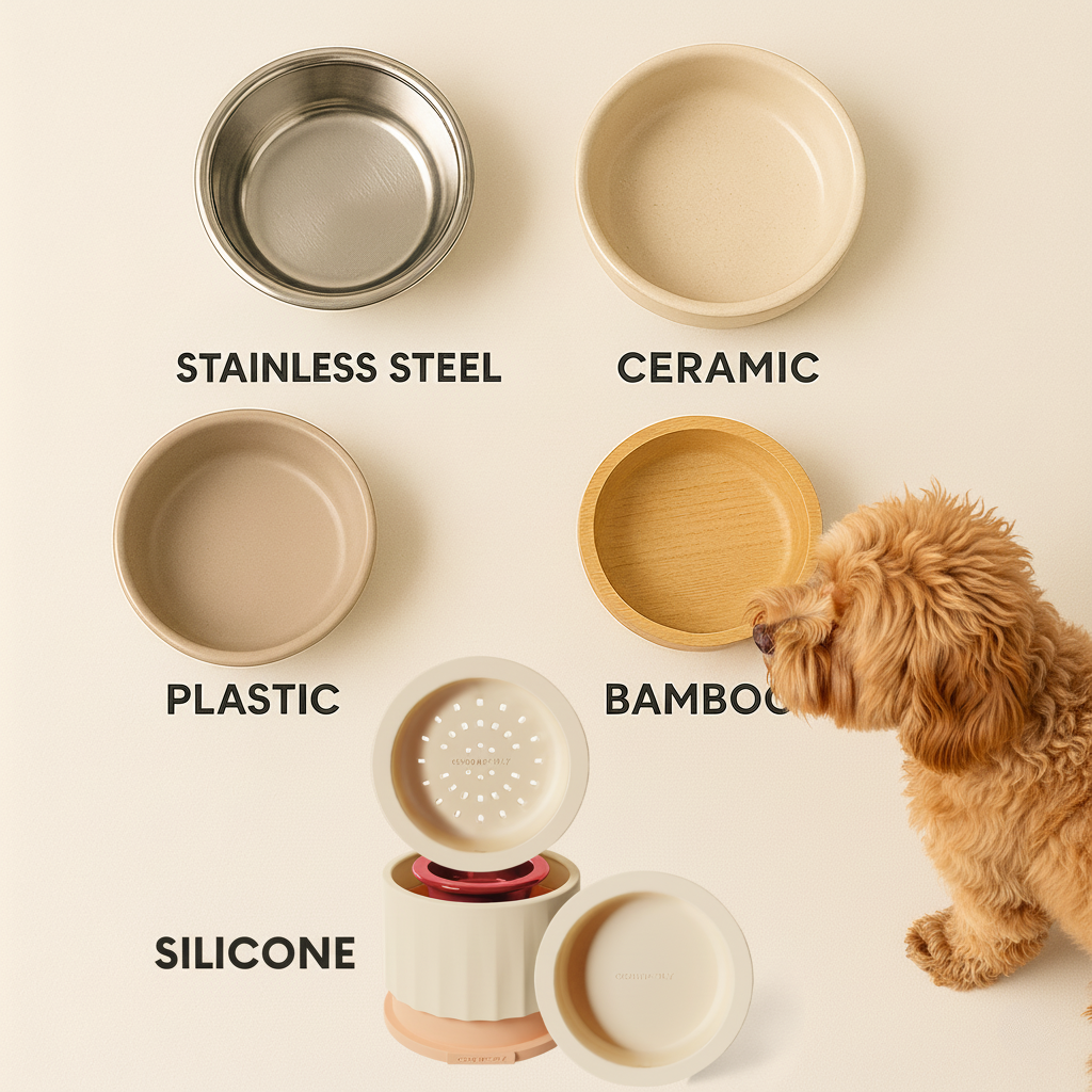 Pet Bowl Materials 101: Pros, Cons & Why Pet-Safe Bowls Matter