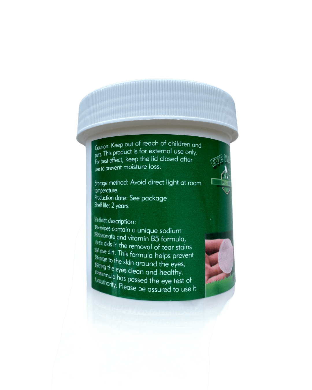 My Turf Pet Eye Wipes – Gentle Tear Stain Remover for Dogs & Cats | Alcohol - Free, Bio - Degradable - Little Mochi Co. (UEN 53505622B)