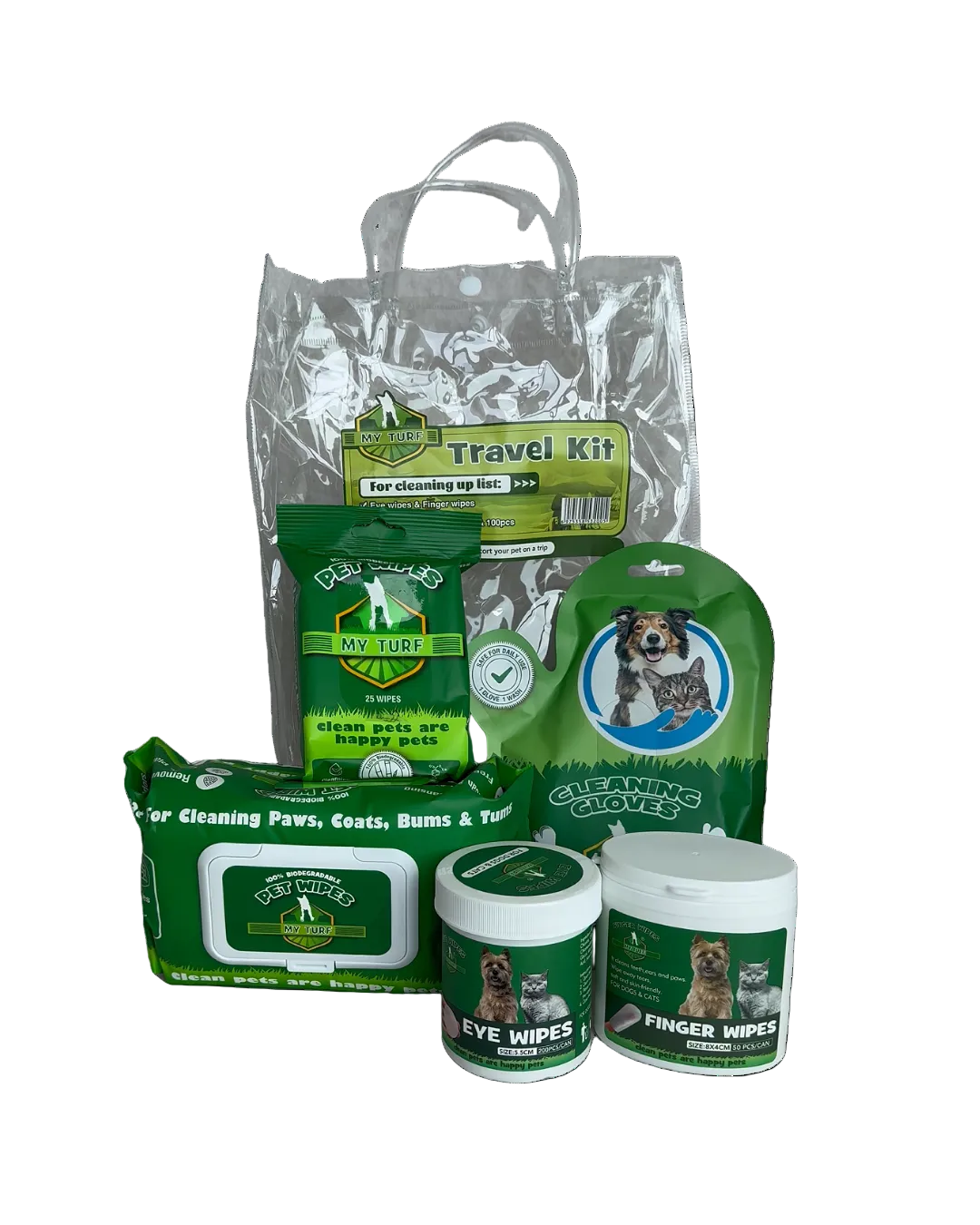 My Turf - Clean & Wipe Essential Bundle for Eyes, Ears, Teeth, Paws & Body