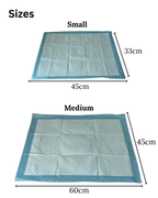 My Turf - Premium Ultra Absorbent Training Pee Pads Small/Medium Size (100/50pcs)