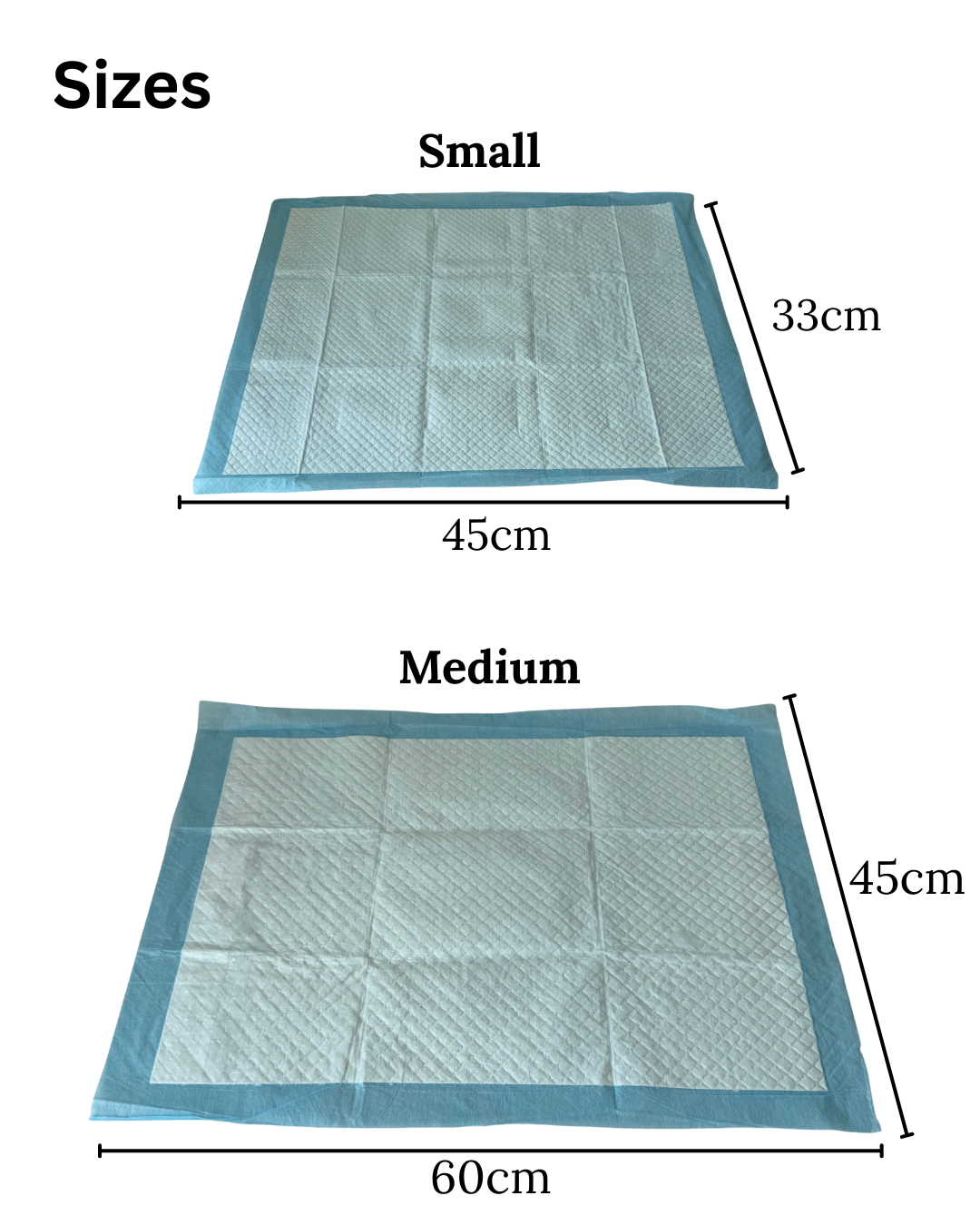 My Turf - Premium Ultra Absorbent Training Pee Pads Small/Medium Size (100/50pcs)