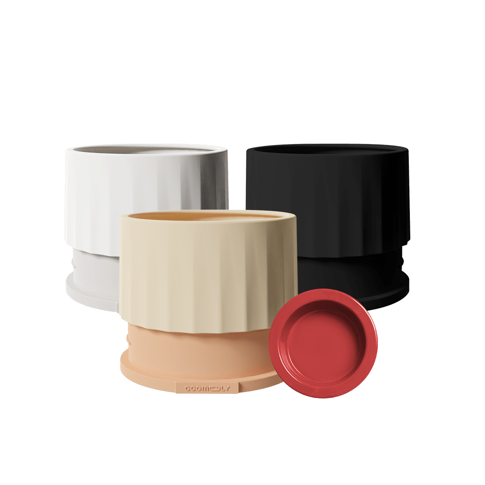 Picky Furry Bowl – Adjustable Elevated Feeder, Slow - Feed & Picky - Eater Design for Dogs and Cats - Little Mochi Co. (UEN 53505622B)