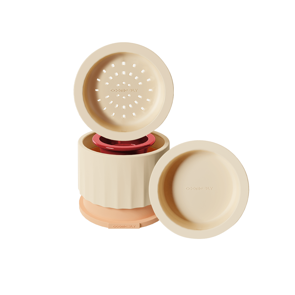 Picky Furry Bowl – Adjustable Elevated Feeder, Slow - Feed & Picky - Eater Design for Dogs and Cats - Little Mochi Co. (UEN 53505622B)