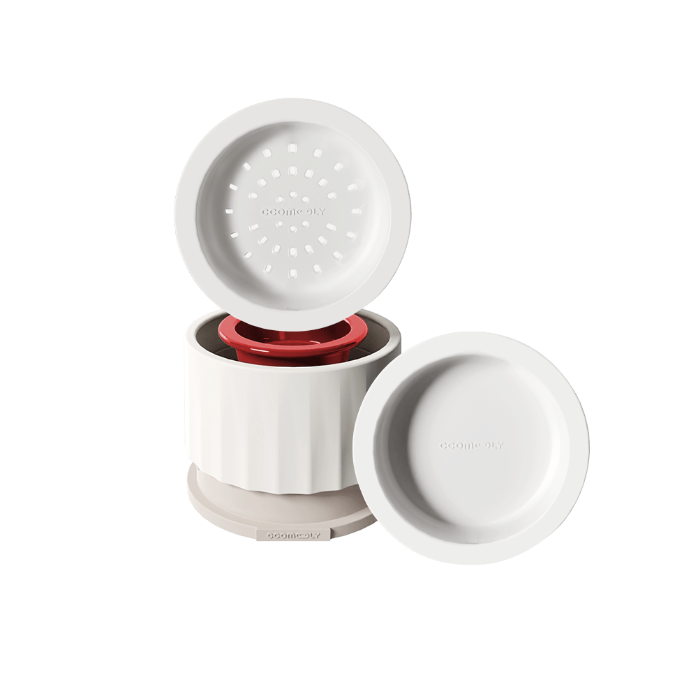 Picky Furry Bowl – Adjustable Elevated Feeder, Slow - Feed & Picky - Eater Design for Dogs and Cats - Little Mochi Co. (UEN 53505622B)