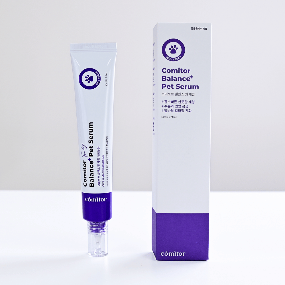 Comitor Balance+ Pet Serum 50ml | Korean Vegan Sensitive Skin Paw Repair Serum for Dogs & Cats